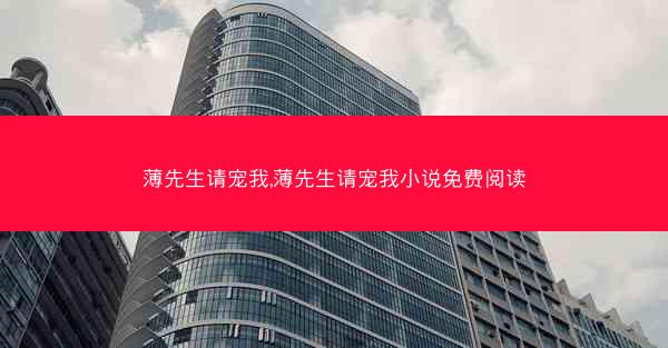 薄先生请宠我,薄先生请宠我小说免费阅读