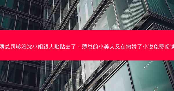 薄总罚够没沈小姐跟人贴贴去了、薄总的小美人又在撒娇了小说免费阅读