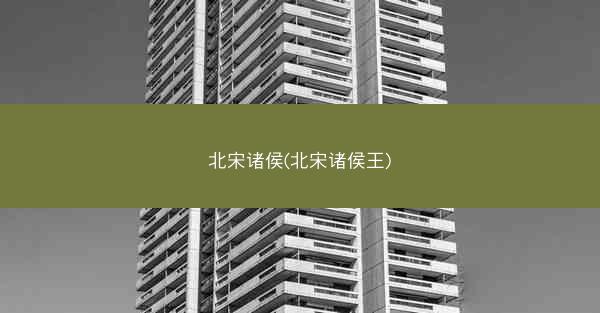 北宋诸侯(北宋诸侯王)