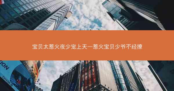 宝贝太惹火夜少宠上天—惹火宝贝少爷不经撩 宝贝太惹火夜少宠上天—惹火宝贝少爷不经撩