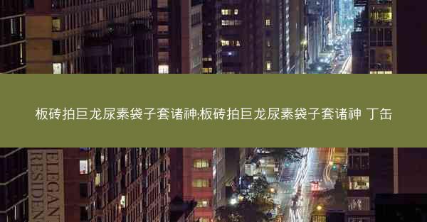 板砖拍巨龙尿素袋子套诸神;板砖拍巨龙尿素袋子套诸神 丁缶