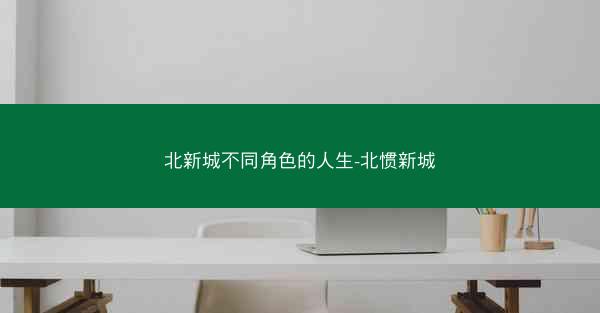 北新城不同角色的人生-北惯新城
