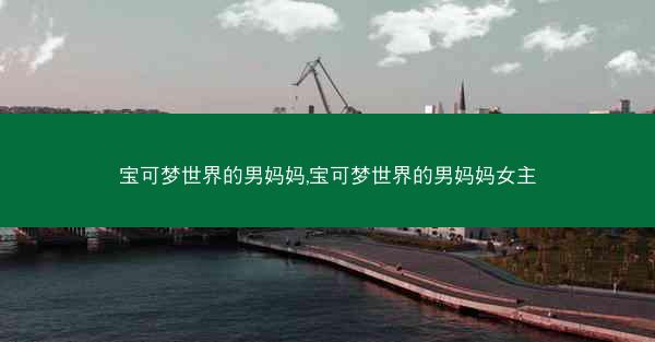 宝可梦世界的男妈妈,宝可梦世界的男妈妈女主