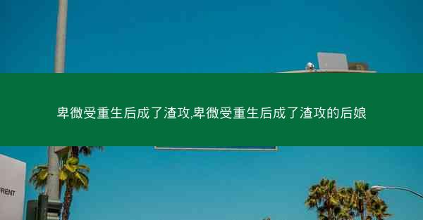 卑微受重生后成了渣攻,卑微受重生后成了渣攻的后娘