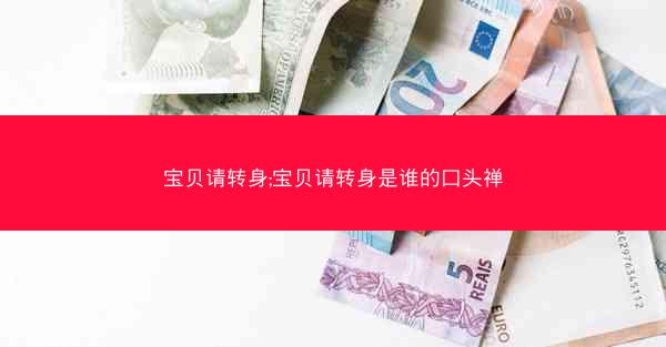 宝贝请转身;宝贝请转身是谁的口头禅