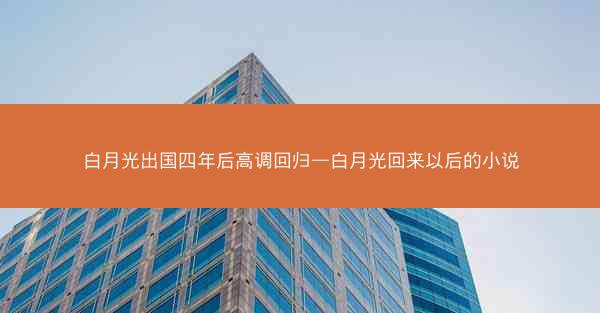 白月光出国四年后高调回归—白月光回来以后的小说