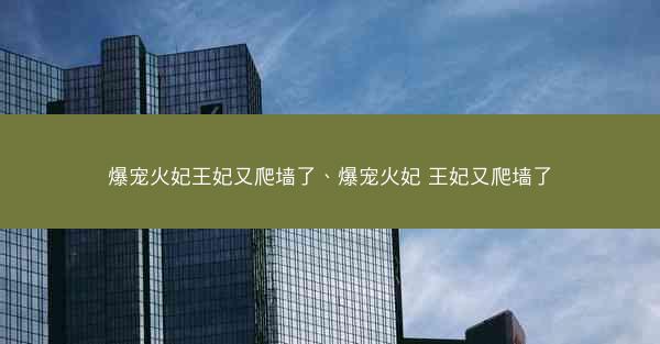 爆宠火妃王妃又爬墙了、爆宠火妃 王妃又爬墙了