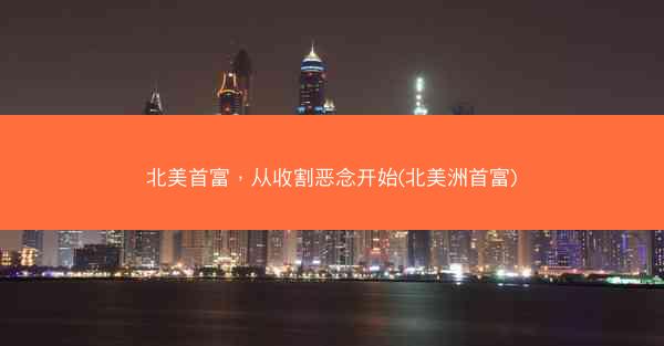 北美首富，从收割恶念开始(北美洲首富)