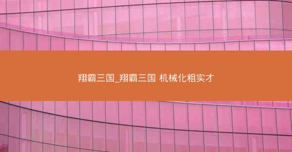 翔霸三国_翔霸三国 机械化粗实才