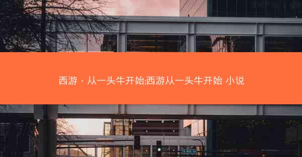西游，从一头牛开始;西游从一头牛开始 小说