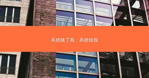 系统挑了我、系统给我