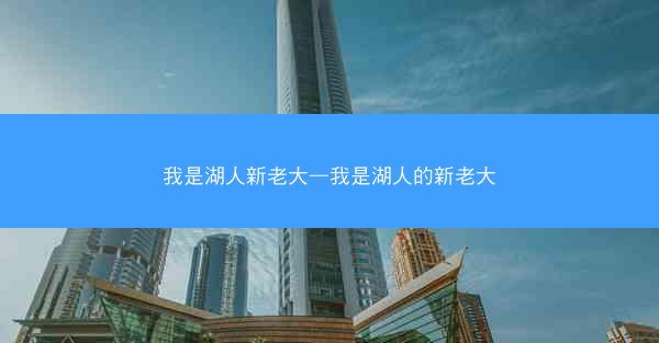我是湖人新老大—我是湖人的新老大