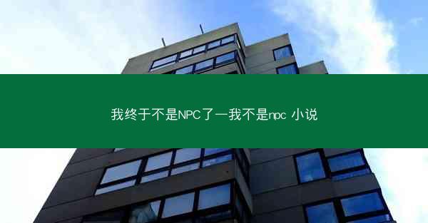 我终于不是NPC了—我不是npc 小说