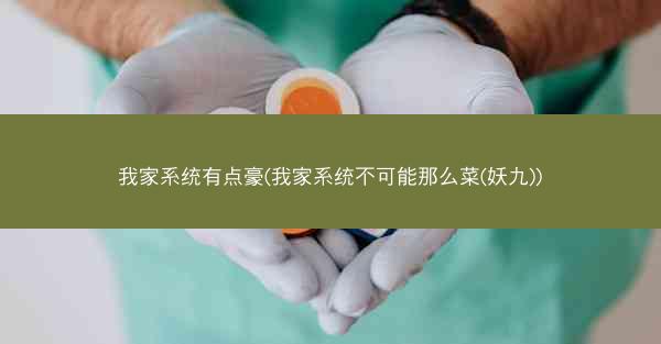 我家系统有点豪(我家系统不可能那么菜(妖九))