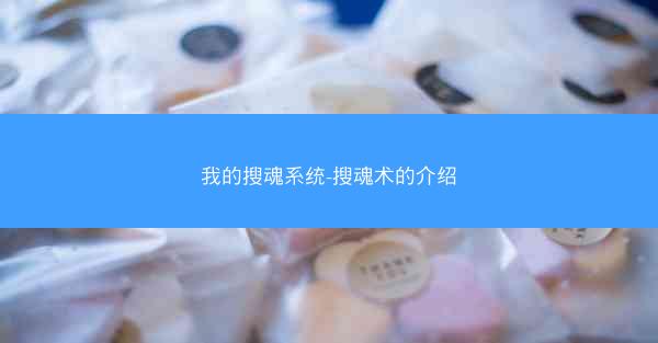 我的搜魂系统-搜魂术的介绍